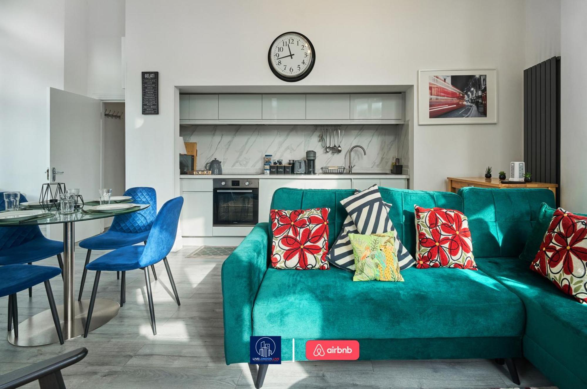 Last-Minute Specials L Sleeps Up To 4 Guests L One-Bedroom Apartment With King Bed And High Ceilings Near Camden By Live London Short Lets & Serviced Accommodation 外观 照片