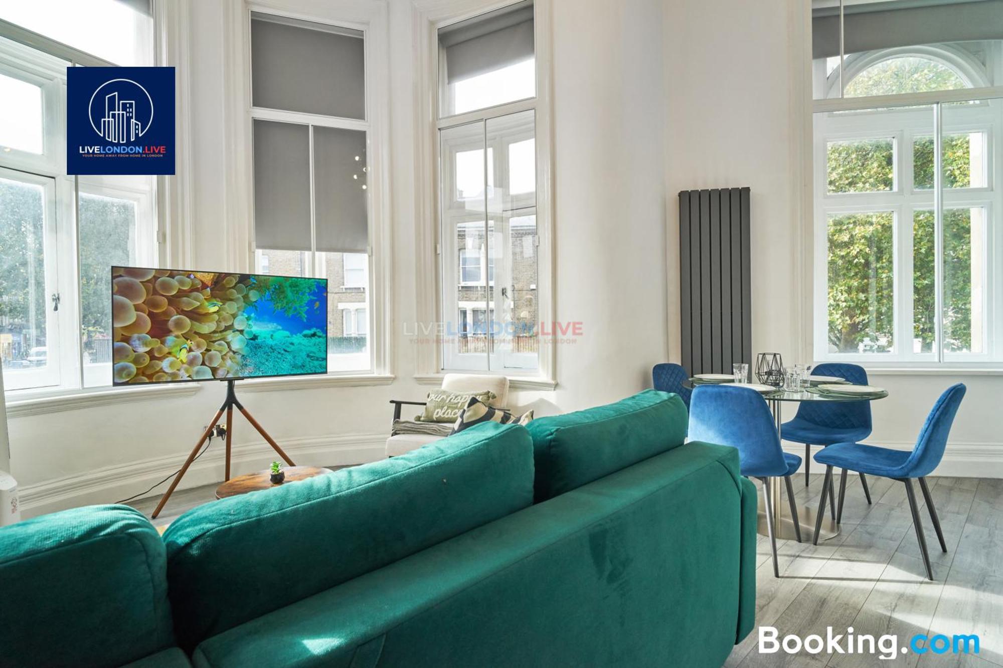 Last-Minute Specials L Sleeps Up To 4 Guests L One-Bedroom Apartment With King Bed And High Ceilings Near Camden By Live London Short Lets & Serviced Accommodation 外观 照片